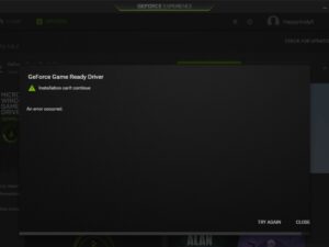 GeForce Game Ready Driver Installation Can't Continue - How to Fix